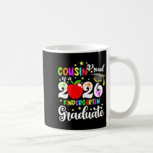 Proud cousin of 2026 kindergarten graduate mothers coffee mug