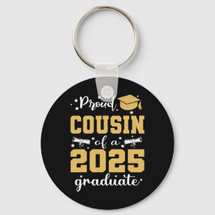 Proud Cousin Of A 2025 Graduate Senior Family Grad Key Ring