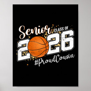 Proud Cousin Of A 2026 Senior Sketll Graduate Poster