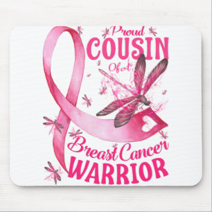 Proud Cousin Of A Breast Cancer Warrior Awareness Mouse Pad