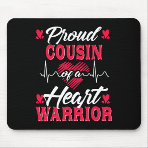 Proud Cousin Of A Heart Warrior Chd Awareness  Mouse Pad