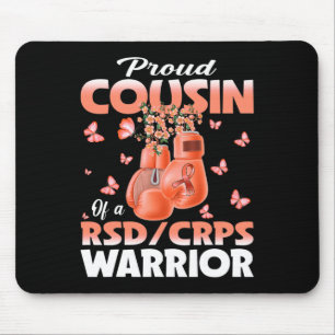 Proud Cousin Of A Rsd Crps Warrior Awareness Boxin Mouse Pad