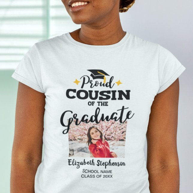 Proud Cousin of the graduate photo name T-Shirt (Creator Uploaded)