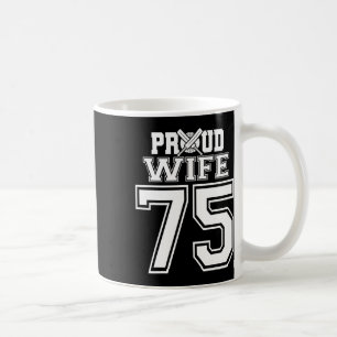 Proud Cricket Wife Number 75 Coffee Mug