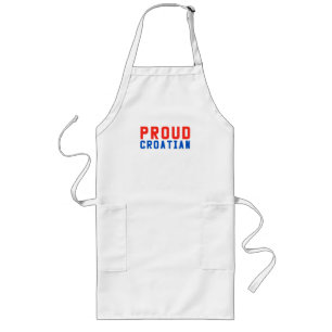 Proud Croatian Long Apron