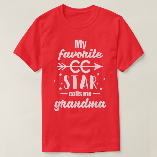Proud Cross Country Grandma  T-Shirt (Design Front)