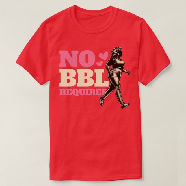 PROUD CURVY WOMAN T-Shirt (Design Front)