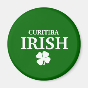 Proud Custom Curitiba Irish City T-Shirt Magnet