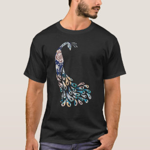 Proud Cute Peacock Cute Birds Animal Graphic T-Shirt