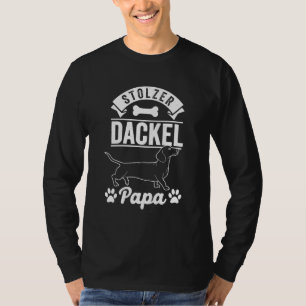 Proud Dachshund Dad Dog Lover T-Shirt