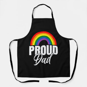 Proud Dad Ally LGBT Lesbian Gay Pride Month LGBTQ Apron