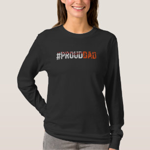 Proud Dad Baseball Basketball Dad Of Ballers T-Shirt