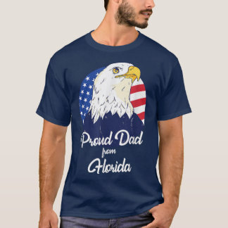 Proud Dad From Florida Happy Father's Day  T-Shirt