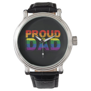 Proud Dad LGBT Parent Gay Pride Dad Watch