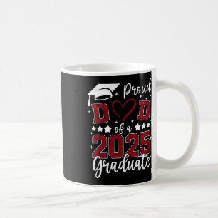 Proud Dad Of 2025 Senior Graduate Matching Family  Coffee Mug