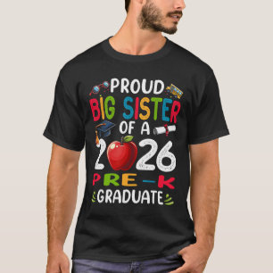 Proud Dad Of 2026 Pre-k Graduate Mothers Day Gradu T-Shirt