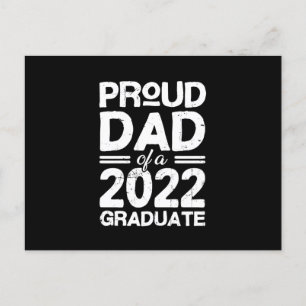 Proud Dad Of A 2022 Graduate Announcement Postcard