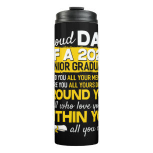 Proud Dad Of A 2022 Senior Graduate Senior 22 Thermal Tumbler