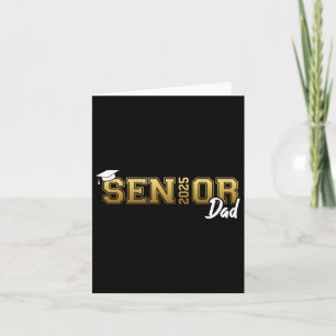 Proud Dad Of A 2025 Graduate Cl Of 2025 Senior Gra Card