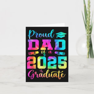 Proud Dad Of A 2025 Graduate Shirt Dad Graduation Card