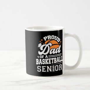 Proud Dad Of A 2025 Senior Sketll Graduation Coffee Mug
