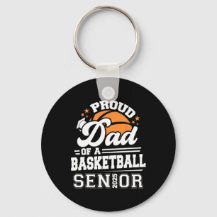 Proud Dad Of A 2025 Senior Sketll Graduation  Key Ring
