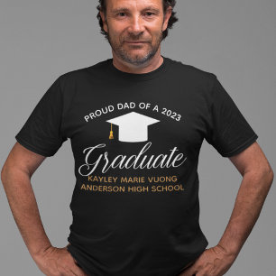 Proud Dad of a 2026 Graduate Custom Graduation T-Shirt