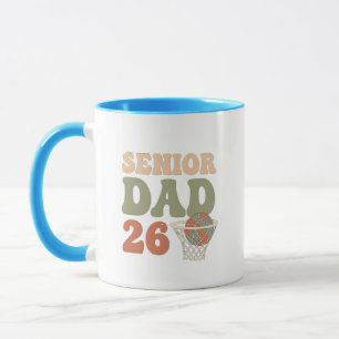 Proud Dad Of A 2026 Senior Graduate Basketball Mug