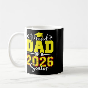 Proud Dad Of A 2026 Senior Softll Graduation Match Coffee Mug