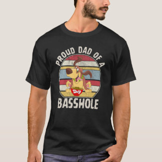 Proud Dad of a Basshole Basset Hound T-Shirt