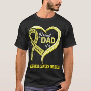 Proud Dad Of A Childhood Cancer Warrior T-Shirt