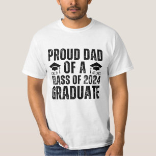 Proud Dad Of A Class Of 2024 Graduate T-Shirt