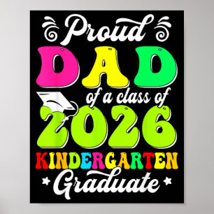 Proud dad of a class of 2026 graduate senior famil poster