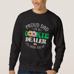 Proud Dad Of A Cookie Dealer Girl Troop Leader Mat Sweatshirt