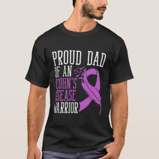 Proud Dad Of A Crohn'S Disease Warrior T-Shirt