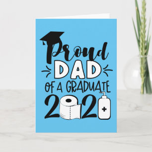 Proud Dad of a Graduate - 2021 Card