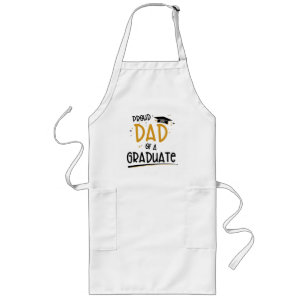 Proud Dad of a Graduate Long Apron