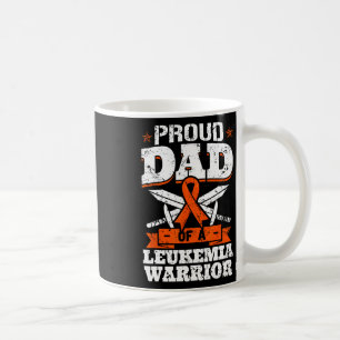 Proud Dad Of A Leukaemia Warrior Daddy Awareness B Coffee Mug