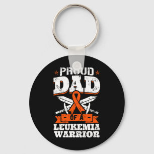 Proud Dad Of A Leukaemia Warrior Daddy Awareness B Key Ring