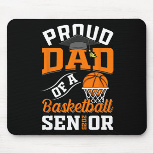 Proud Dad Of A Sketll Senior Cl Of 2025 Graduation Mouse Pad