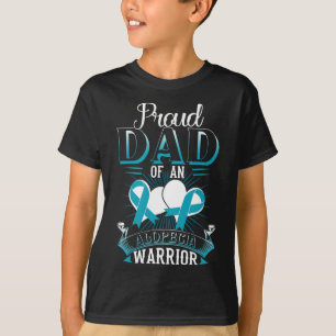 Proud Dad Of An Alopecia Warrior Gift  T-Shirt