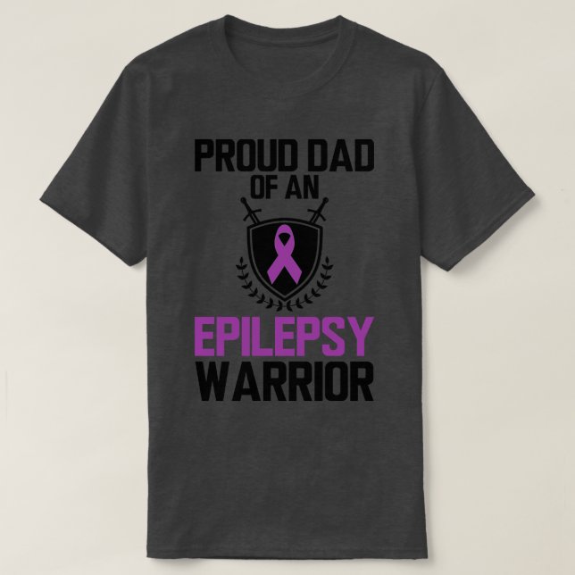 Proud dad of an  warrior T-Shirt (Design Front)