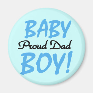 Proud Dad of Baby Boy Tshirts and Gifts Magnet