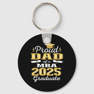 Proud Dad Of Cl Of 2025 M Graduate Grad Family Key Ring
