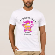 PROUD DAD OF Super Grad Pink-Editable Text