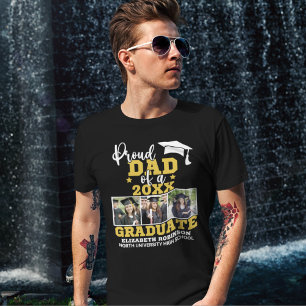 Proud Dad of the Graduate Photo collage T-Shirt