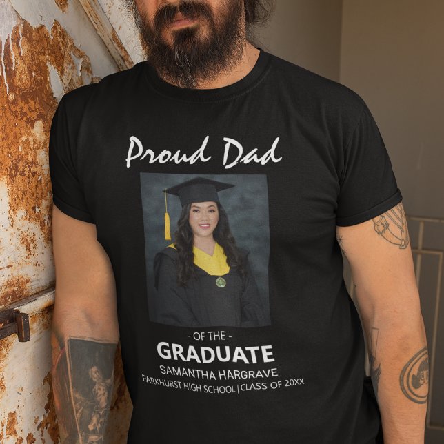 Proud Dad Of The Graduate | Photo T-Shirt (Creator Uploaded)
