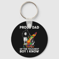 Proud Dad Of The Toughest Boy I Know Autism Awaren