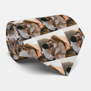 Proud Dad Proud Husband Family Photo Tie