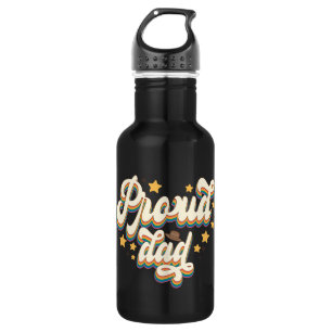 Proud Dad; Rainbow; LGBTQ Support 532 Ml Water Bottle